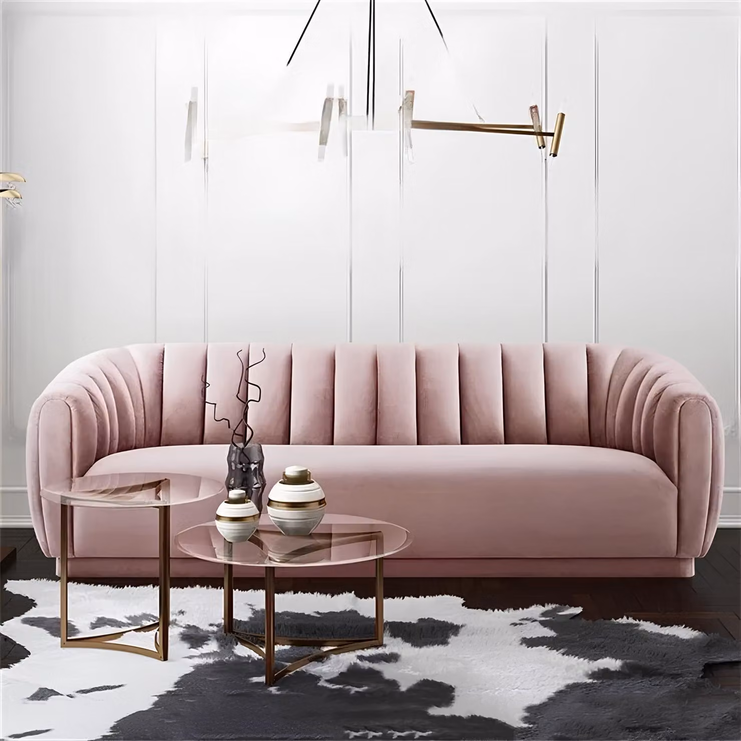 Designer Sofa Couch Polster Drei Sitzer Samt Couchen Sofas 3er Sitz Textil