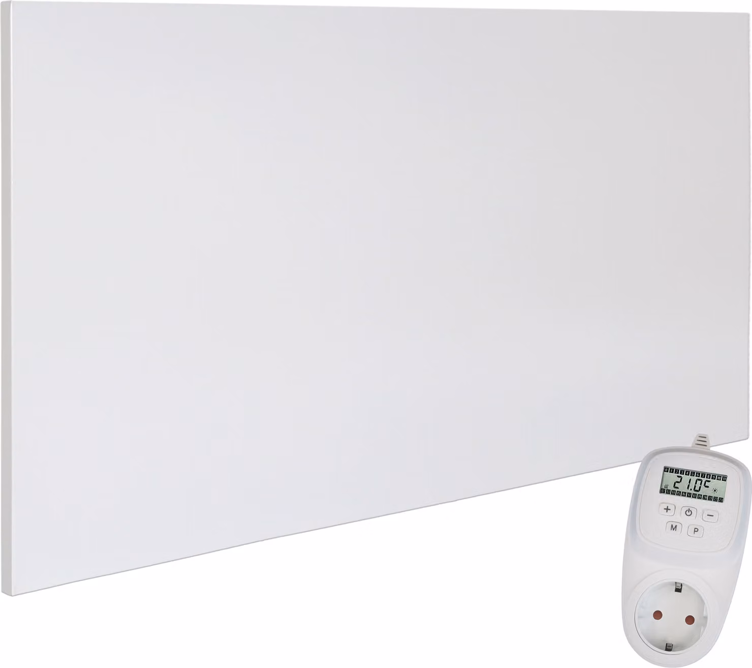 Viesta H700 Riscaldamento a Infrarossi - Bianco, 700 Watt, senza Cornice + Termostato TH12