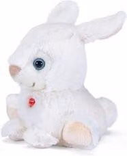 Peluche Coniglio (18x15x14cm) BUSSI Bianco 18188