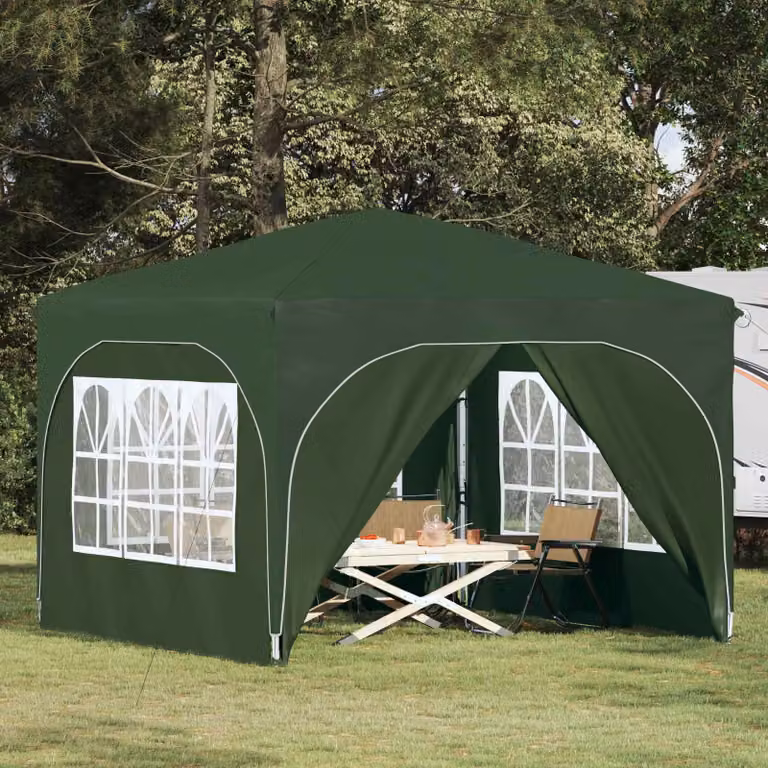 vidaXL Tenda per feste a pop-up Verde L/P/H: 290 x 290 x 245 cm