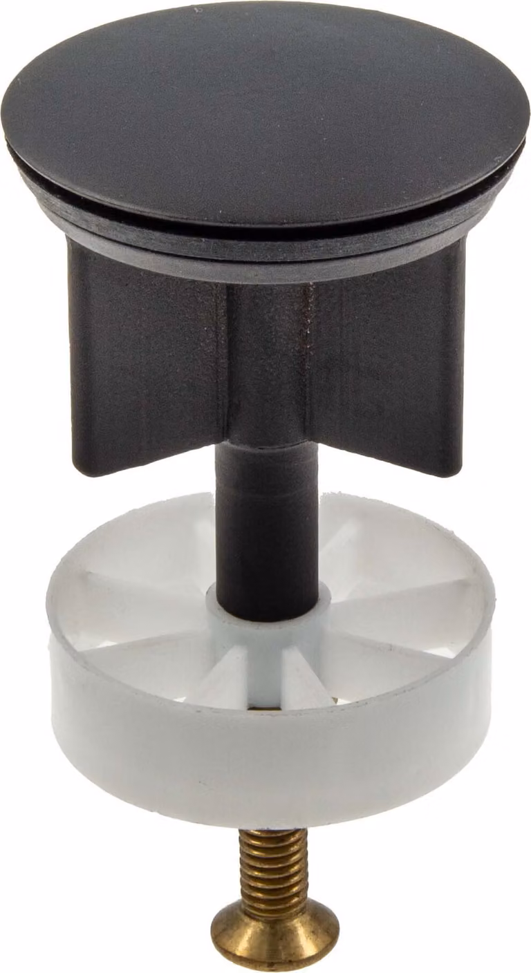tappo eccentrico tecuro Ø 40 mm per valvola di scarico da 1 1/4 di pollice - nero opaco