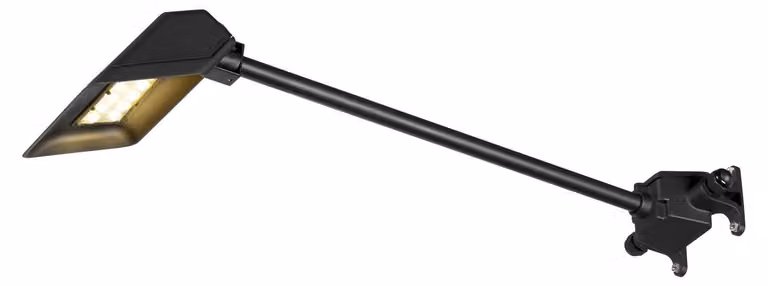 Lampada da parete esterna, 80 cm, 29 W, 2800 lumen, 4000 K, grado di protezione IP65, orientabile, colore nero