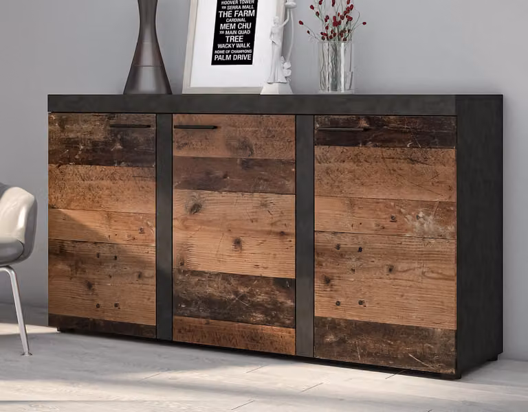 AX LIVING Credenza soggiorno Spacoro 3T - Moderna in stile materano/antico