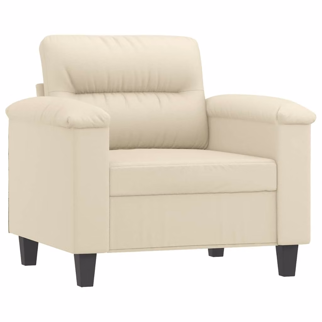 Poltrona Crema 60 cm in Pelle finta