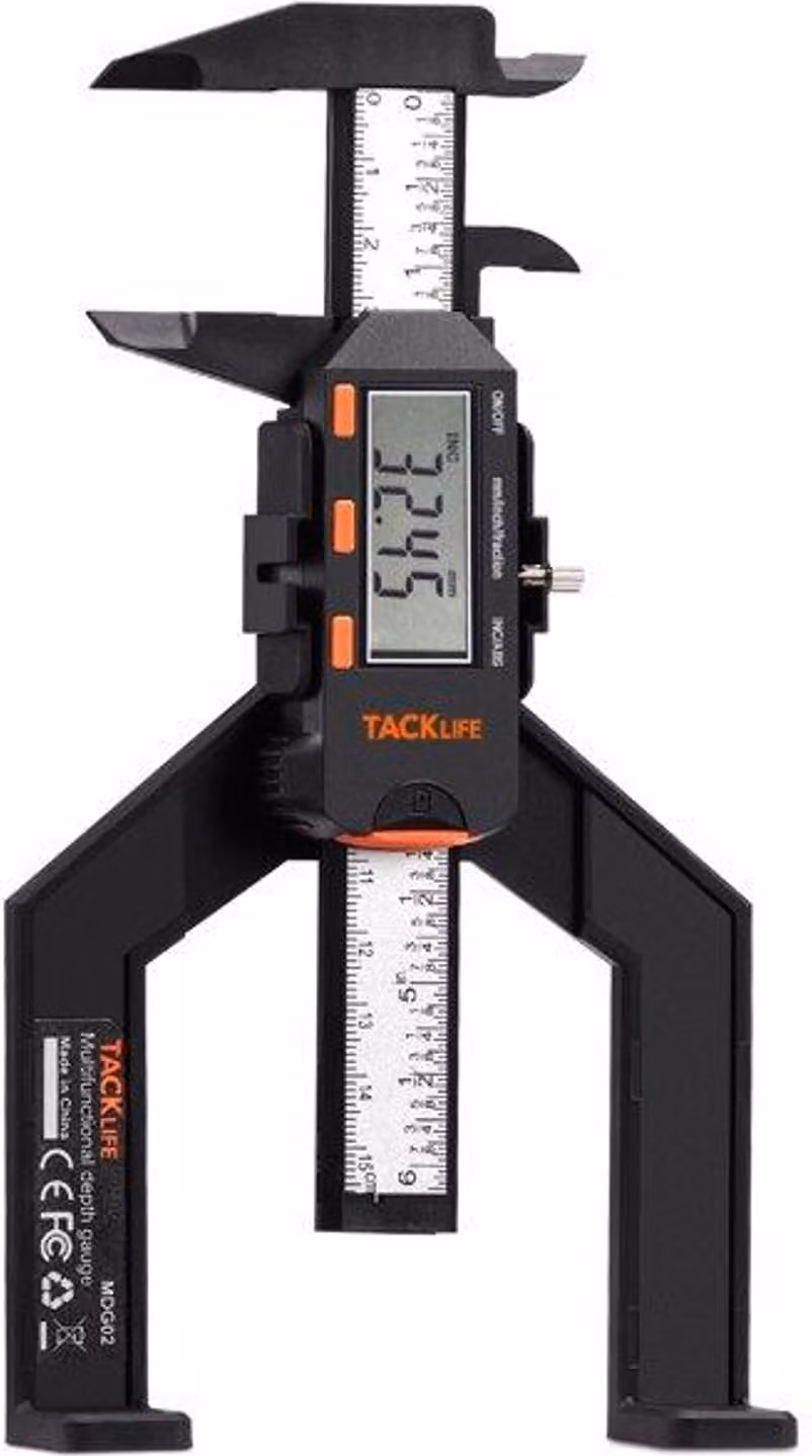 TACKLIFE MDG02 Strumento di misura dell'altezza di apertura del calibro con display digitale e base autoportante magnetica