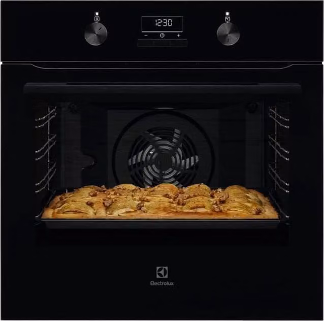Forno elettrico da incasso Electrolux Serie 300 KOIGH04K Black con capacità di 72 Lt e classe energetica A+