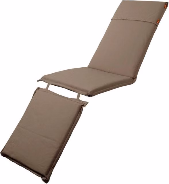 Set di 4 Cuscini Per Sdraio Colore Tabacco