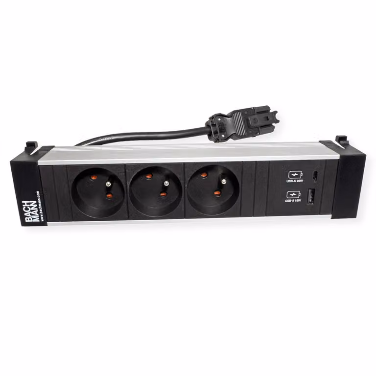 Bachmann Power Frame M 3Xute 1Xusb A&C 22W 0,2M Gst18