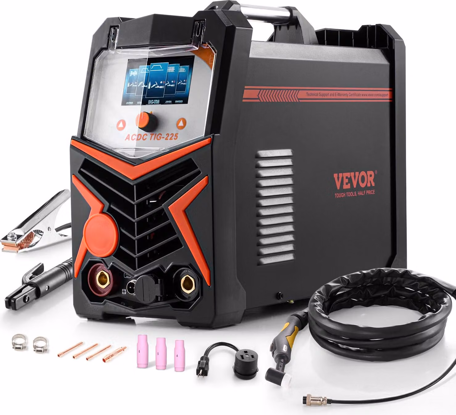 Saldatore TIG 6 in 1 AC/DC Saldatore a impulsi Spot MMA Stick IGBT Inverter
