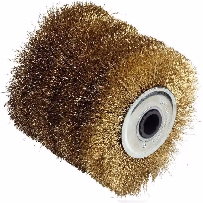 Spazzola in ottone multimateriale compatibile con smerigliatrice 79783921 e 79783935
