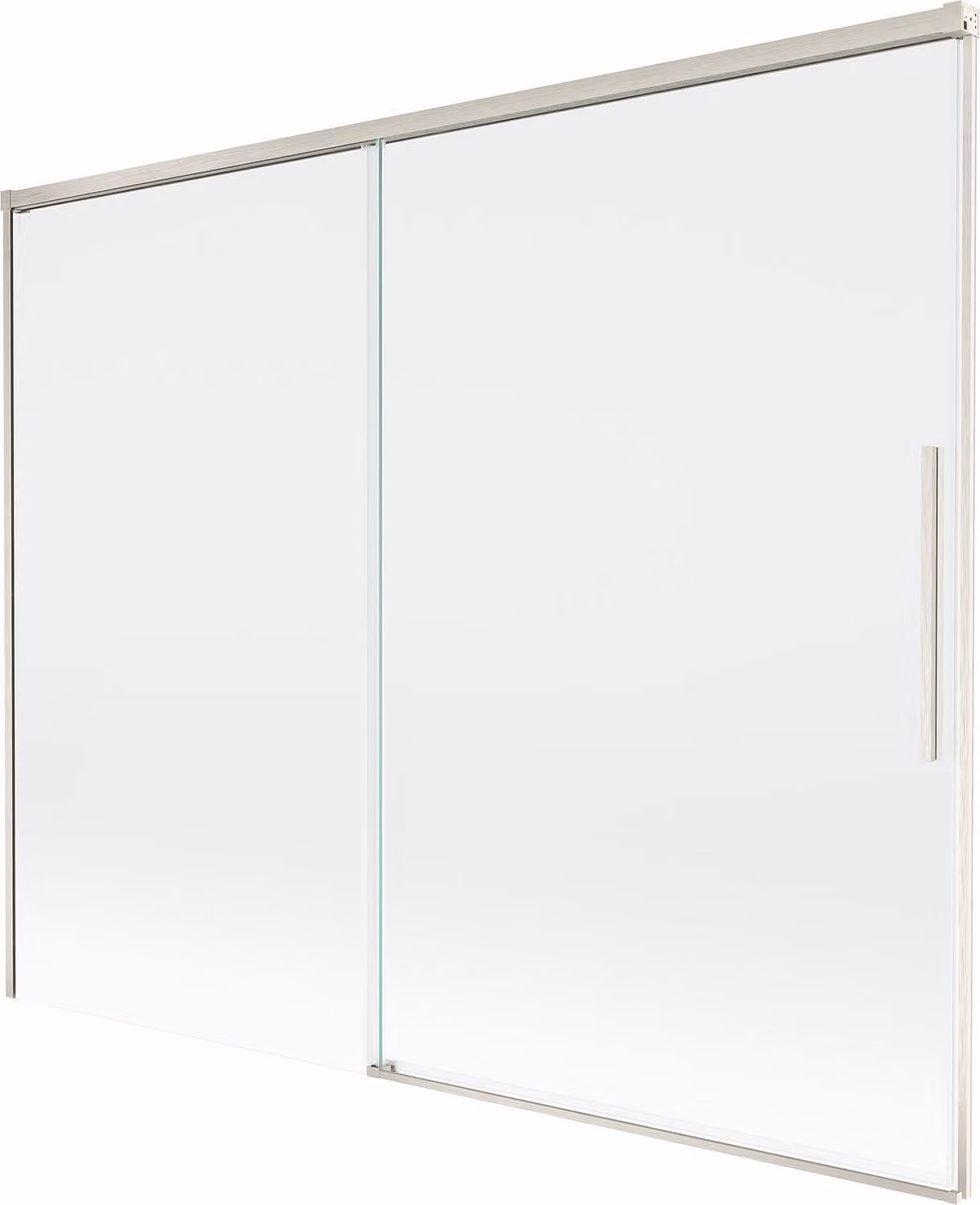 Mexen Rox schermo per doccia pieghevole a 2 ante 190 x 150 cm, trasparente, nichel spazzolato - 8C9-190-001-97-00