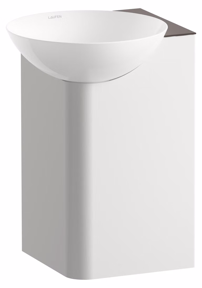 LAUFEN INSERT Plan de toilette, carré, 1 trou pour robinet, sans trop-plein, 350x350x470mm, H586IN27111111, H586IN27111111