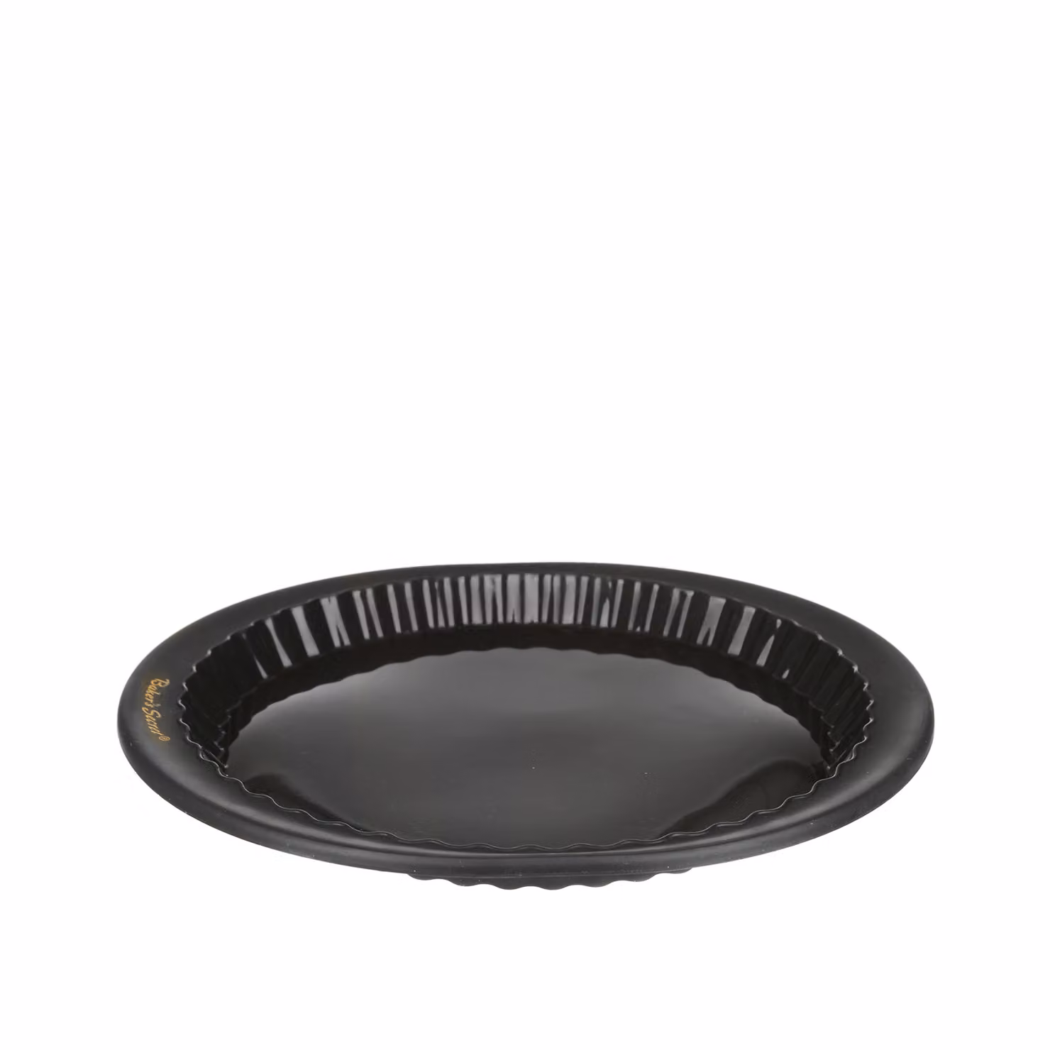 Stampo per crostata rotondo Baker's Secret in silicone nero con bordo rinforzato, diametro: 28 cm – 2