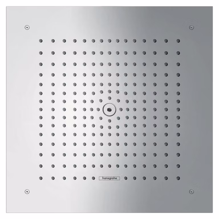hansgrohe Raindance E Douche de tête, carrée 400x400mm, 1jet EcoSmart, intégrée au plafond, 26253000, 26253000