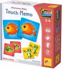 Gioco prescolare Montessori Memo Touch Lisciani multicolore per bambini da 1 a 4 anni
