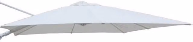 Copertura di ricambio per ombrellone IVAN in poliestere bianco 3x4 m