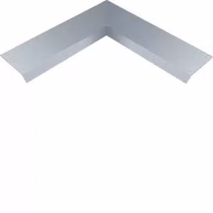 Coperchio cieco per angolo interno, lunghezza 800 mm, 45°, in lamiera d'acciaio, per canale a pavimento AK 200x40 mm
