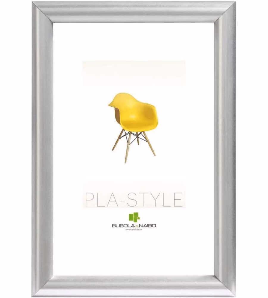 Cornice portafoto argento rettangolare 10x15 cm da tavolo e parete