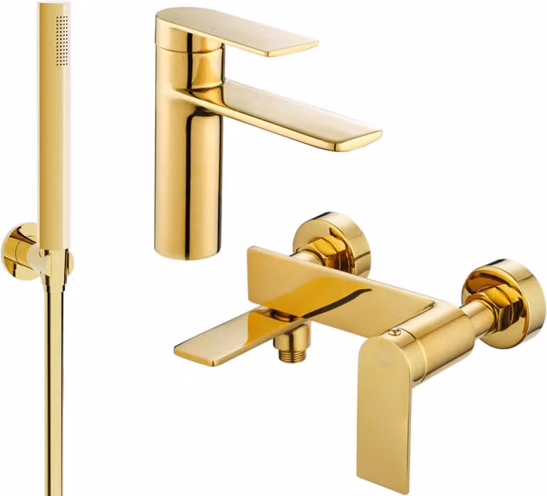 Mexen Zero R70 set da bagno, dorato - 71103R70-50