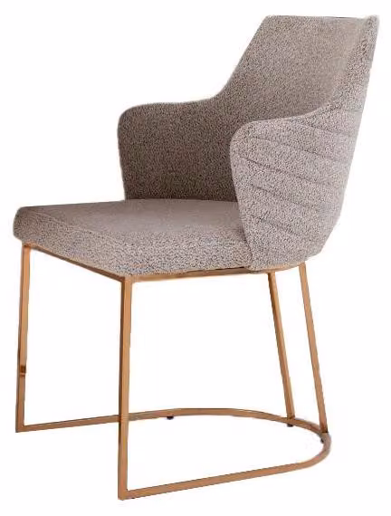 Stuhl Esszimmerstuhl Küchenstuhl Luxus Beige Moderne Tresenstuhl