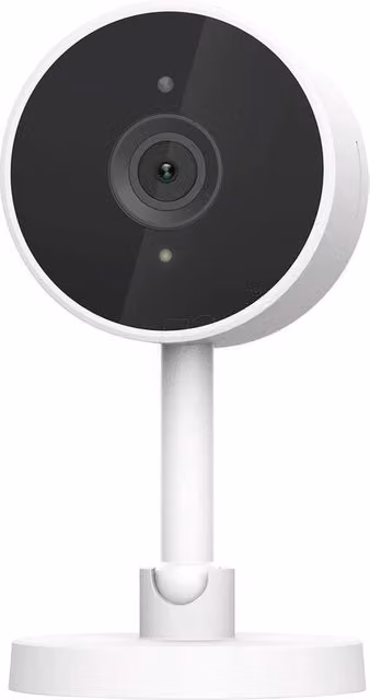 Camera di Sorveglianza HD 1080P Senza Fili con Rilevamento Movimento, Bianca