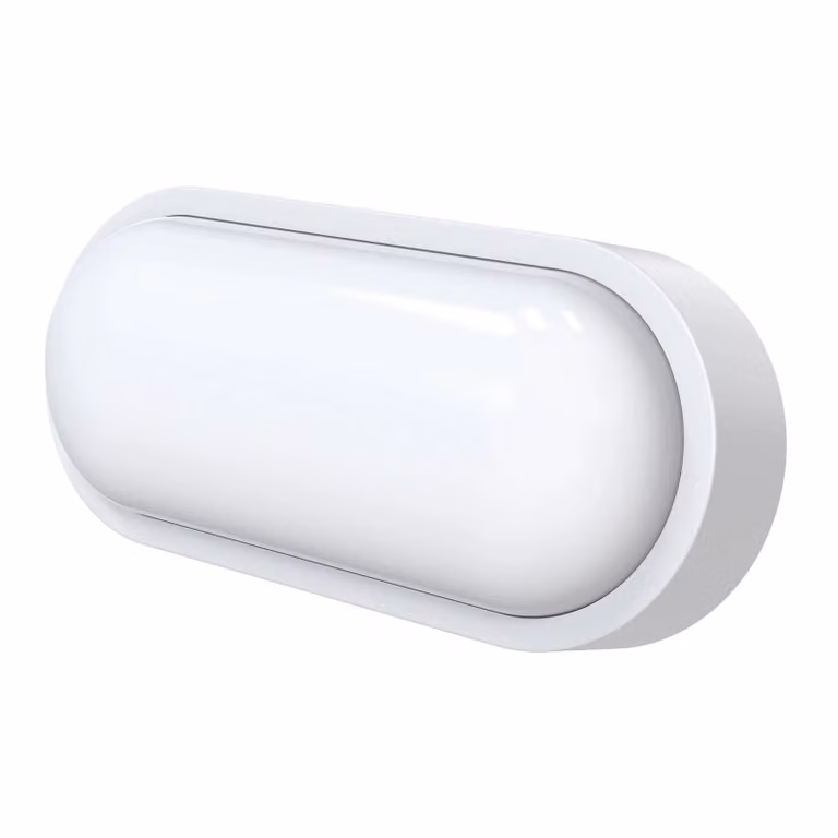 MEGATRON Applique da esterni Zella Neo XL, dimmerabile, Bianco / Opale, Corridoio, Plastica, Applique da esterni