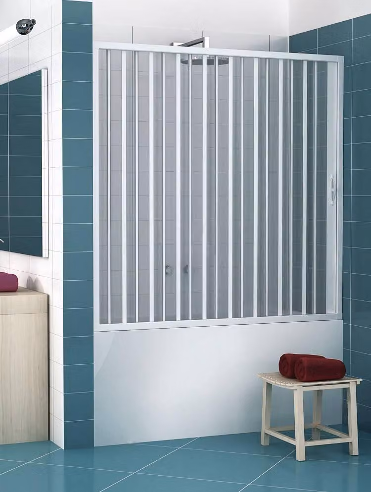 Box sopravasca Libertè 160 cm in PVC a soffietto laterale — Kit fai da te, Italy