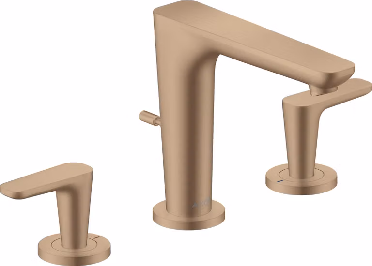 hansgrohe AXOR Citterio C robinetterie de lavabo 3 trous 125, avec vidage à tirette, 49060310, 49060310