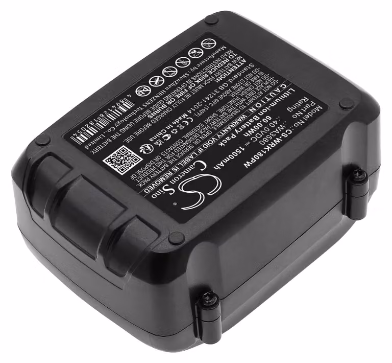 TECHTEK Batteria compatibile con [Worx] WA3747, WA3877, WG180, WG280, WG380, WG580, WG640 sostituisce WA3580