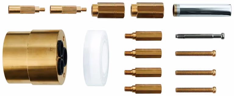 Grohe set di prolunghe DN15 50 mm per miscelatore doccia/vasca cromo - 46343000