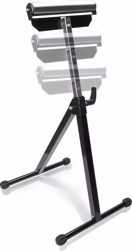 Supporto regolabile in acciaio, da 68 a 108 cm, per barre di trazione, con portata massima di 60 kg, colore nero