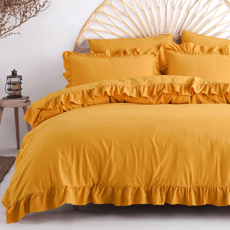Biancheria da letto in cotone LIMONADE/160x200(P) LAVATO A PIETRA