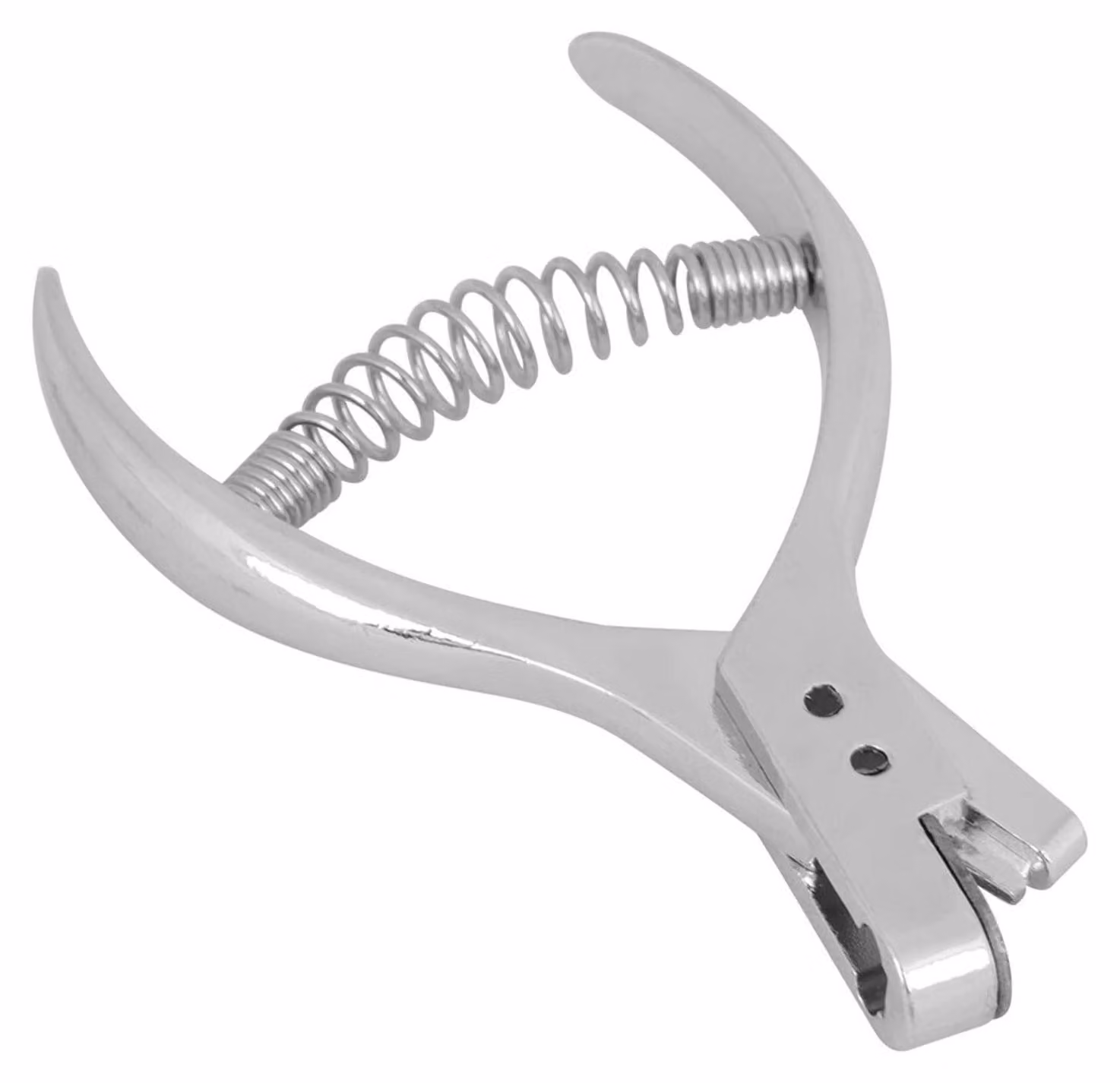 Forbici perforatrici per carta e tessuto, con foro di 2 mm, con sistema di incisione per motivi, in acciaio inossidabile