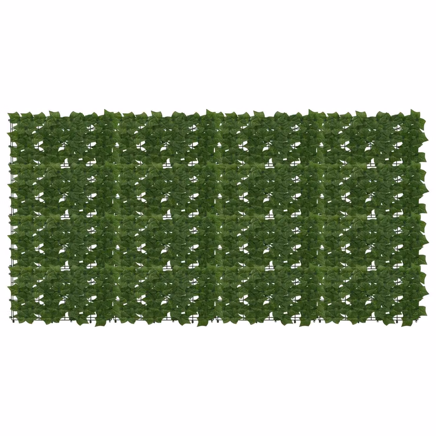 Schermo per balcone con siepe artificiale vidaXL, Verde, L: 200 cm x H: 100 cm