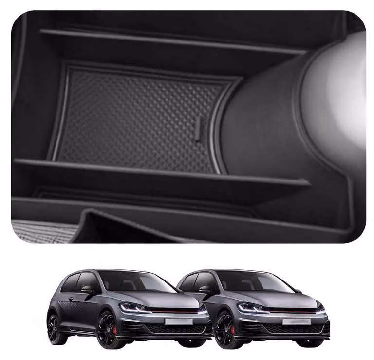 Contenitore portaoggetti per la console centrale, compatibile con VW Up, Seat Mii, Skoda Citigo | Materiale: ABS | Dimensioni: 16,5 x 11,5 x [manca la terza dimensione]