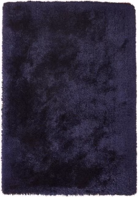 Tappeto a pelo lungo Cosy 400 in blu scuro