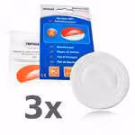 NEMAXX® Pad Fissaggio Rilevatore Fumo Ø80 mm – Adesivo 3M High-Tack, Autoadesivo – Montaggio Senza Foratura – Per Fumo, CO e Termici – 3 Pezzi