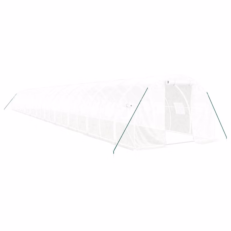 Serra con Telaio in Acciaio Bianco 66 m² 22x3x2 m