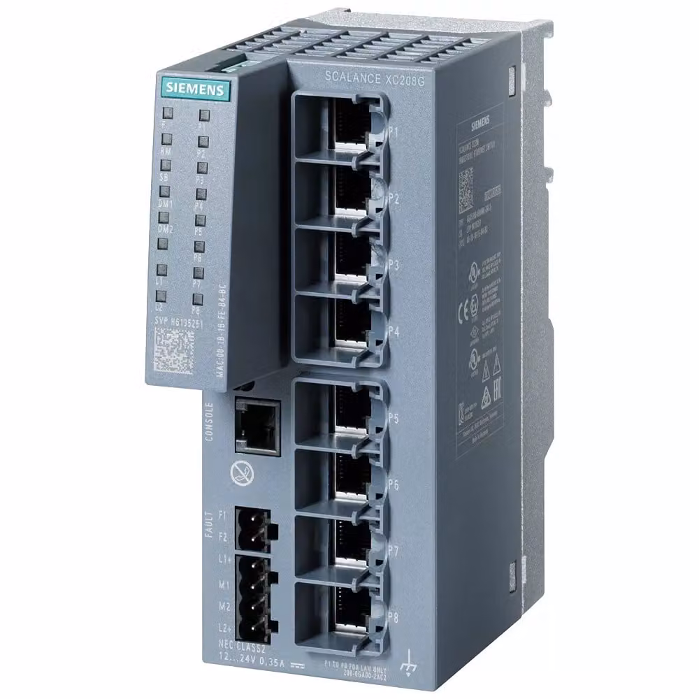 Siemens Dig.Industr. SCALANCE XC208 6GK5208-0GA00-2AC2 6GK52080GA002AC2