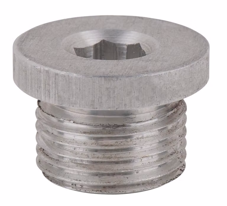KS TOOLS Tappo di scarico olio, esagono incassato 8mm, M18x1.5x11mm, confezione da 10 ( 430.1227 )