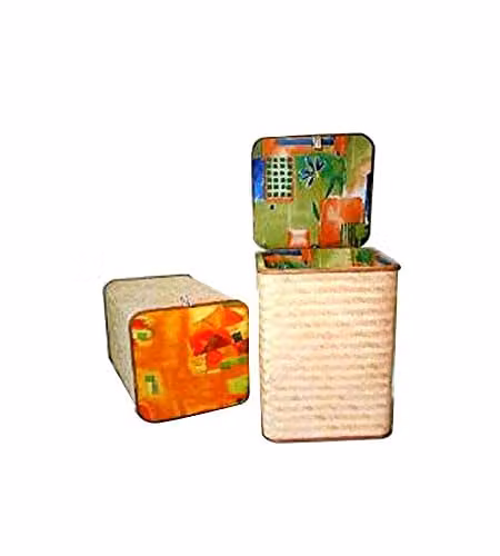 Cestone Vimini Cuscino 35 X 35 X 53 H Cm