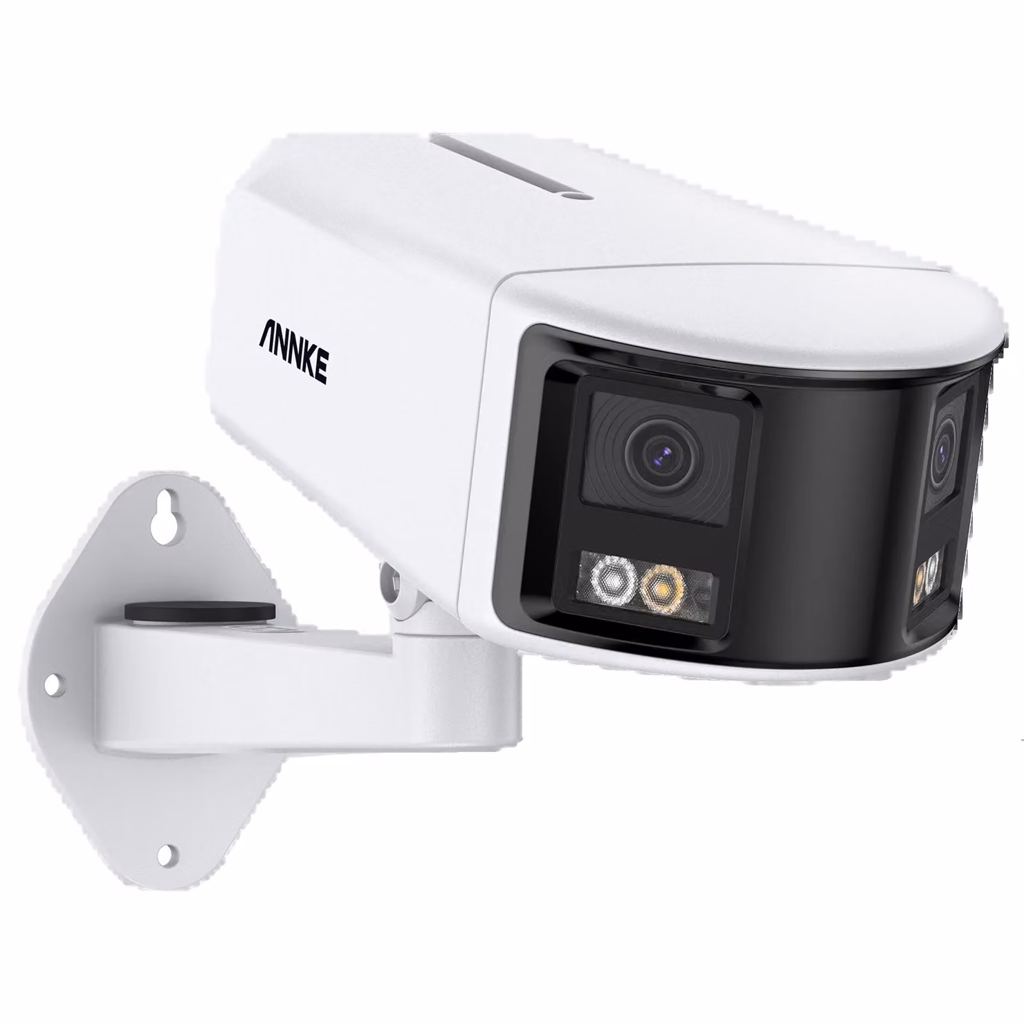 Telecamera panoramica, doppio obiettivo da 6MP, rilevamento avanzato del movimento, audio bidirezionale, doppio obiettivo da 8MP