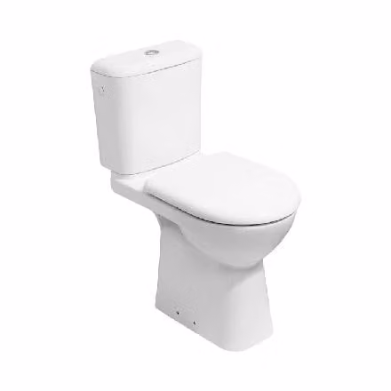 Jika Deep - Vaso combinato, accessibile alle sedie a rotelle, scarico orizzontale, bianco H8236180000001