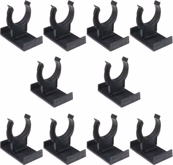 Set di ganci per binari da cucina per il fissaggio agli armadi, 10 pezzi