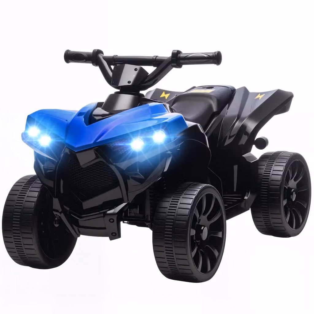Quad Elettrico per Bambini Xylo 6V Blu con Fari e Musica L: 70 cm, P: 42 cm, H: 45 cm – 2