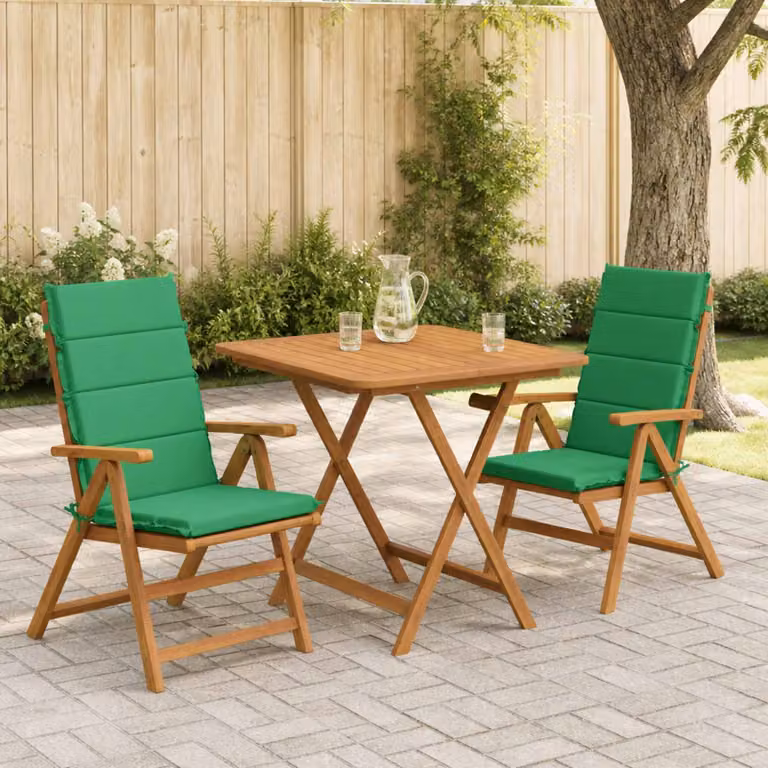 vidaXL Cuscini Bhair Alto Schienale in 2 Pezzi GEMERT 100% Poliestere