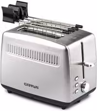 Tostapane per tramezzi G3 Ferrari in acciaio inox, potenza 850 W, 2 fessure, colore silver – 1