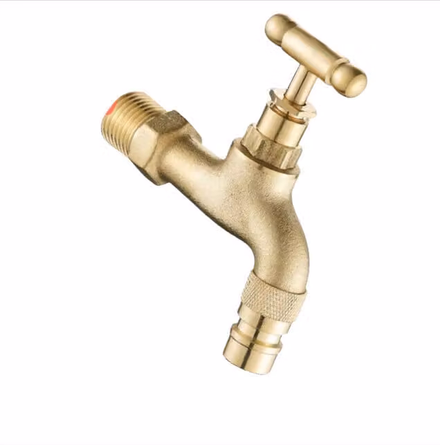 INF Rubinetto automatico per lavatrice in ottone, ingresso da 1/2" Modello 2