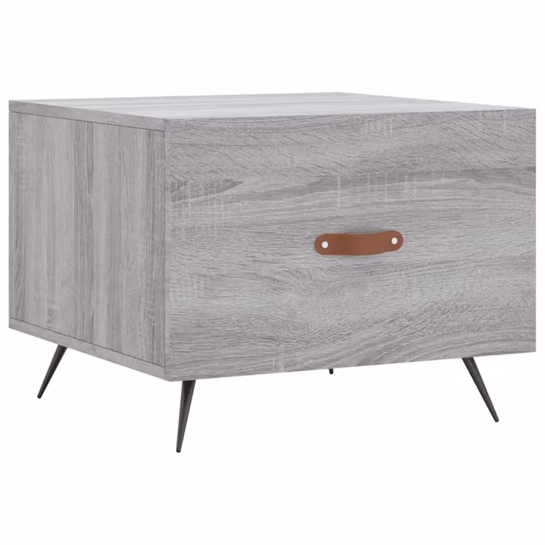 Tavolino da Salotto Grigio Sonoma 50x50x40 cm Legno Multistrato