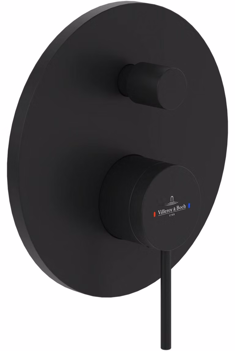 Villeroy & Boch EH-Rubinetteria Serie Loop & Friends 170x170x41mm Nero opaco, 1 pz.